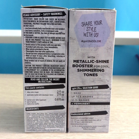 göt2b Metallics Permanent Color Duo - Picture 9 of 9